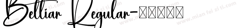 Betliar Regular字体转换
